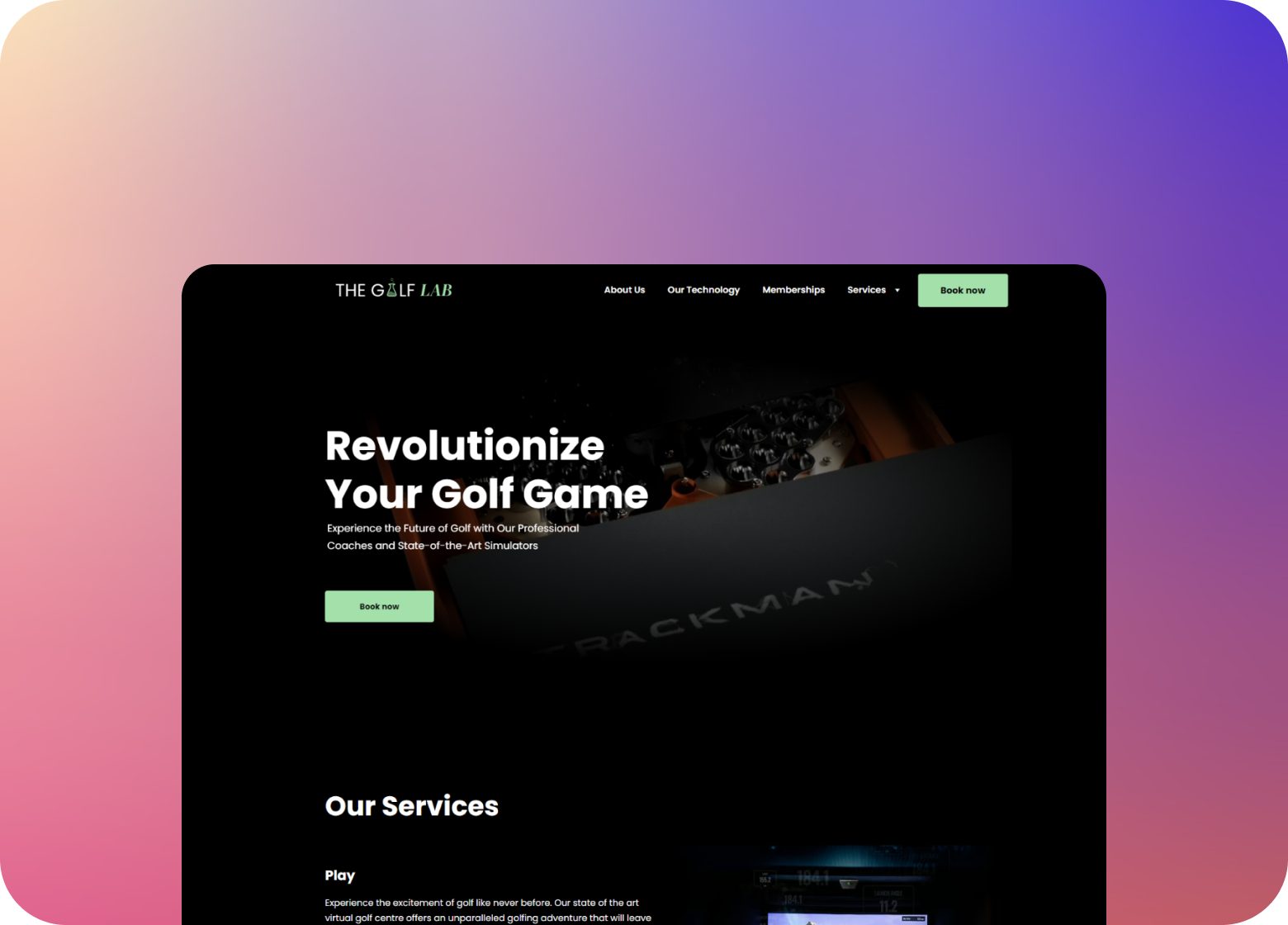 The Golf Lab Website